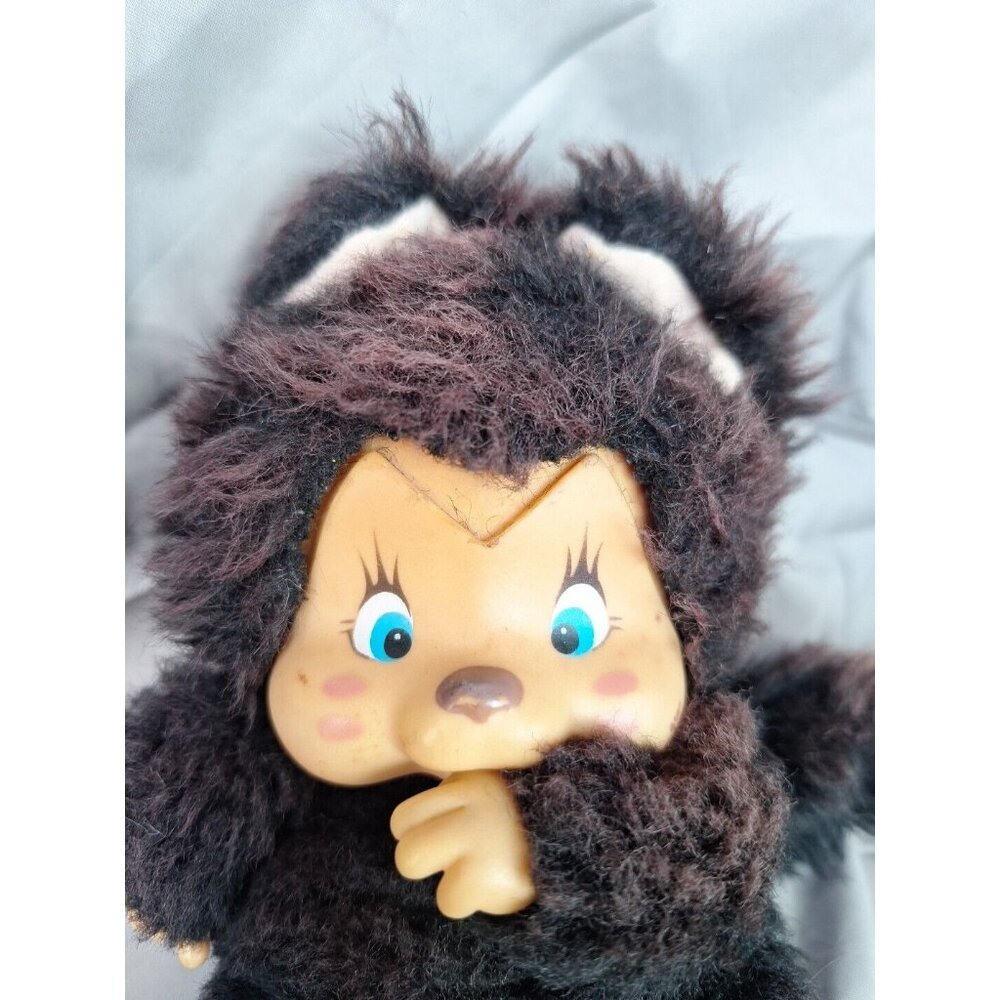 Nyamy Washino Kitten Felina Sucking Thumb Plush Black 7" Vintage 1979 READ - Picture 6 of 15
